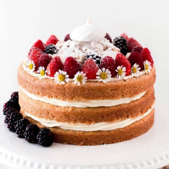 Vegan Eton Mess Cake