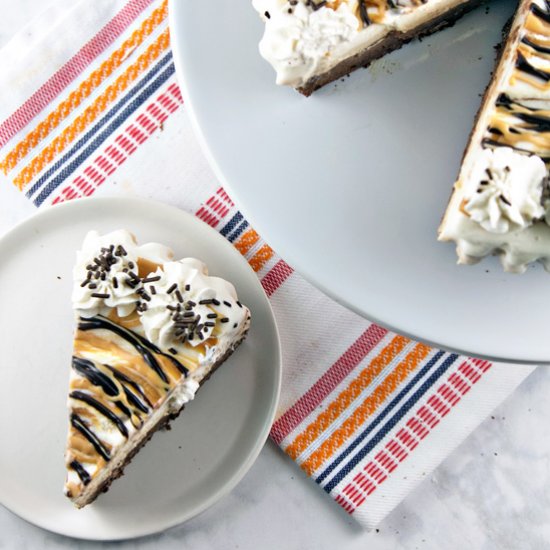 Brownie Bottom Ice Cream Pie