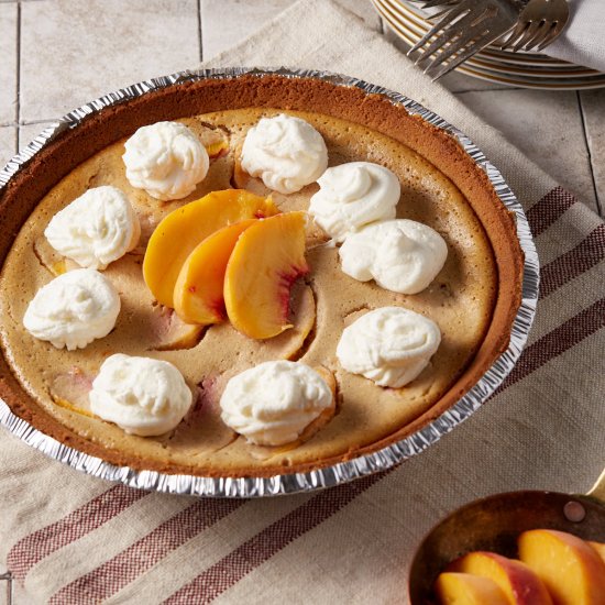 Peaches and Cream Pie