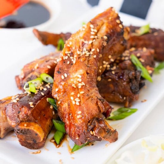 Slow Cooker Teriyaki Ribs