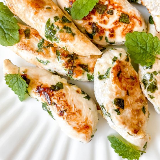 Lemon balm chicken