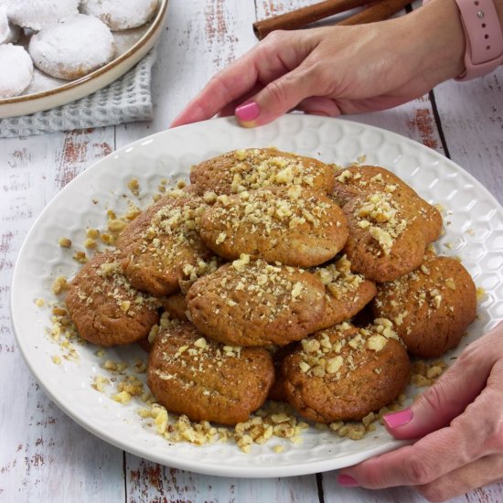 Greek Christmas Honey Cookies