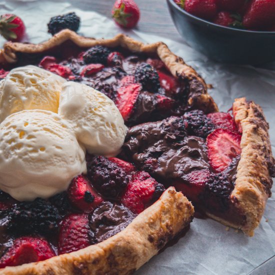 Berry Chocolate Galette