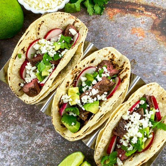 Carne Asada Street Tacos