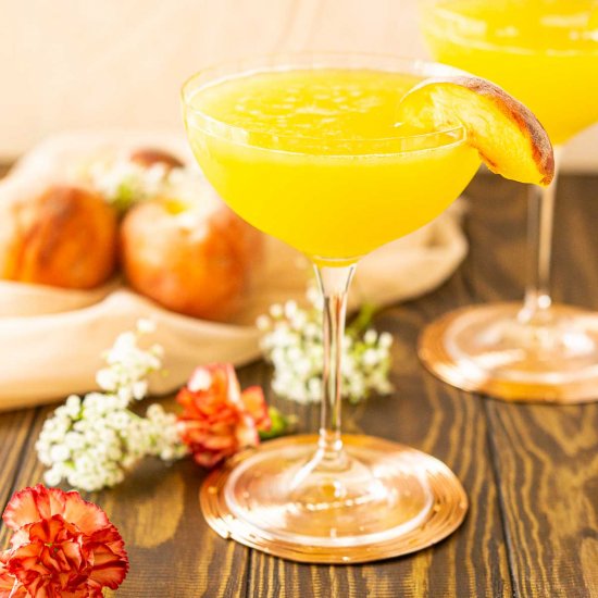 Fresh Peach Martini