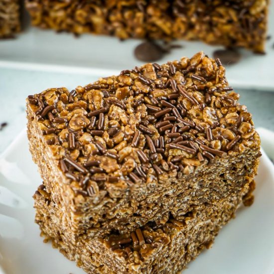 Chocolate Rice Krispies Treats