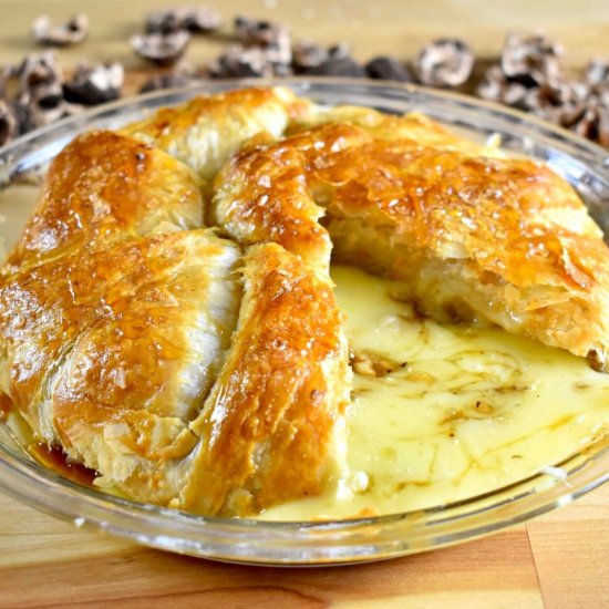 Black Walnut Baked Brie in Pastry