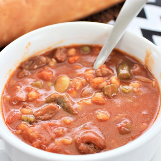 Crock Pot Vegetable Beef Soup