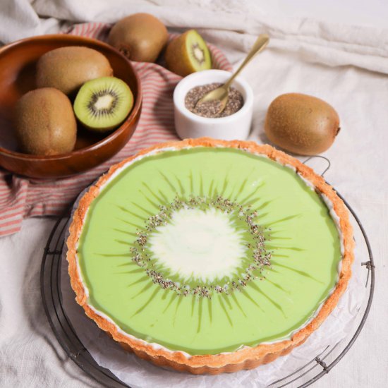 Kiwi Chia Tart