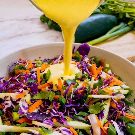 Sweet & Spicy Turmeric Coleslaw