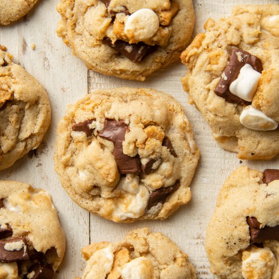 Vegan S’mores Cookies