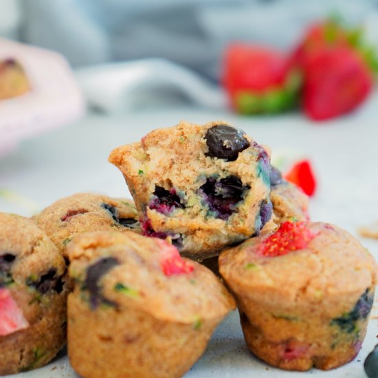 Strawberry Blueberry Zucchini Mini