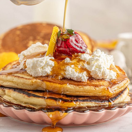 Lemon Ricotta Pancakes