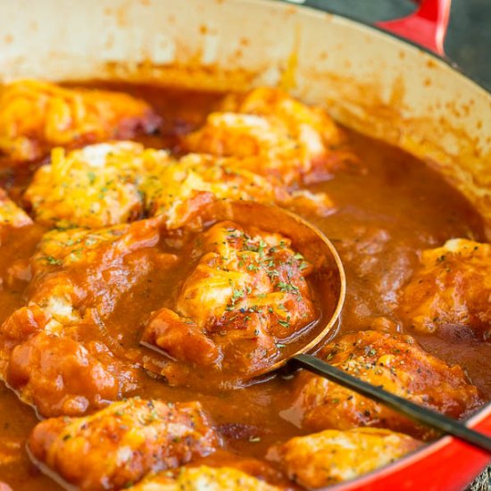 Old Fashioned Tomato Dumplings