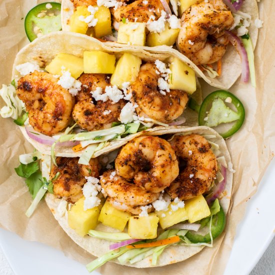 Spicy Shrimp Tacos