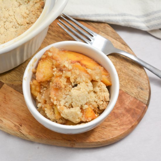 Keto Peach Cobbler