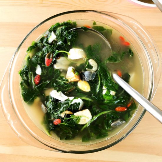 Chinese spinach soup 上汤苋菜