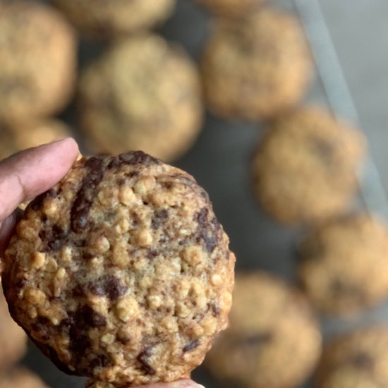 Chocolate Oat Cookies