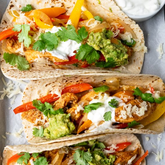 Chicken Fajita Tacos