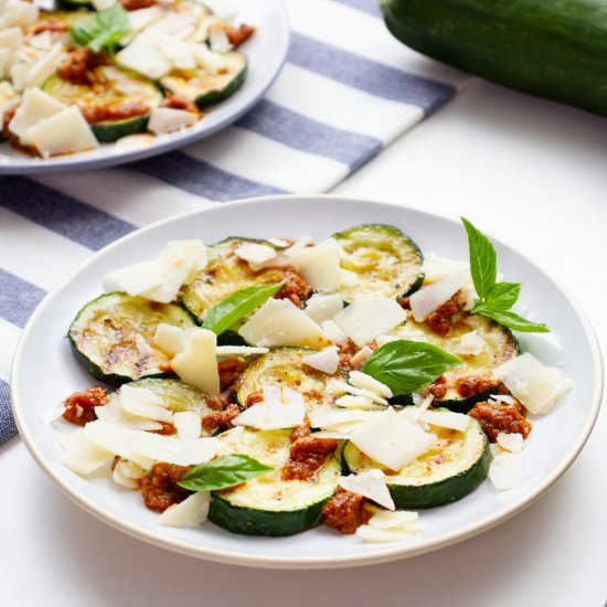 Grilled zucchini