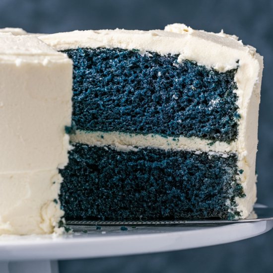 Vegan Blue Velvet Cake