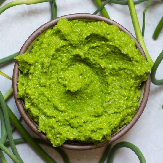 Garlic Scape Pesto