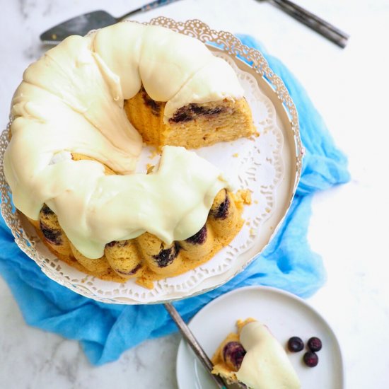 Blueberry Pancake Bundt Cake Recipe