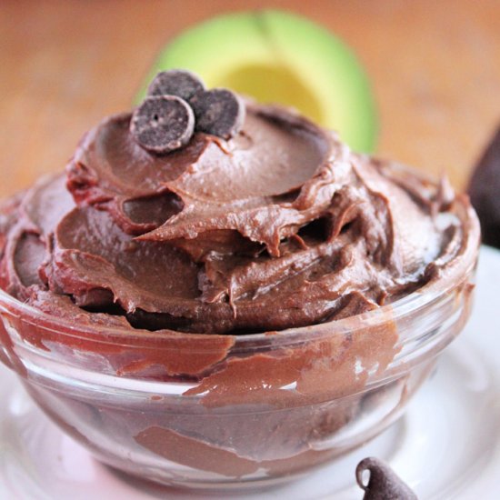 Dark Chocolate Avocado Mousse