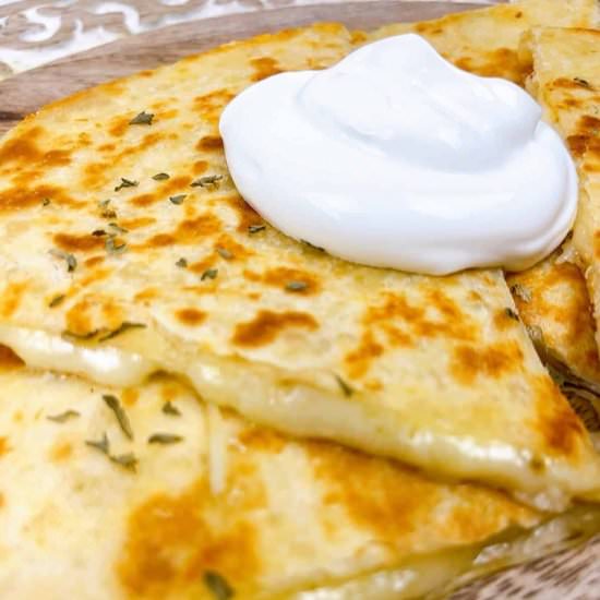 3 Ingredient Cheese Quesadillas