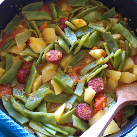 Green Beans and Tomatoes