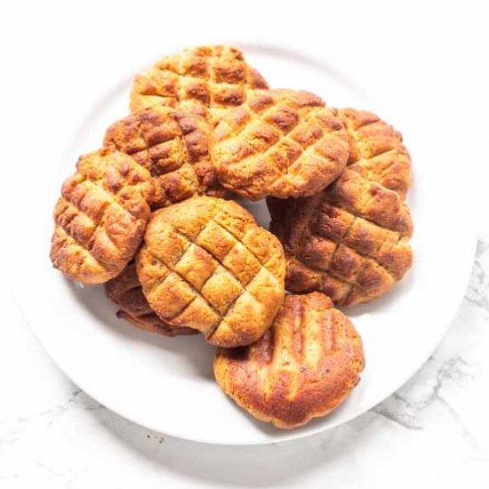 Air Fryer Peanut Butter Cookies