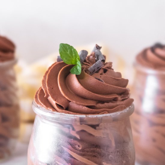 Vegan Baileys Chocolate Mousse