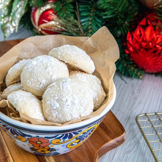 Easy Nut-Free Snowball Cookies