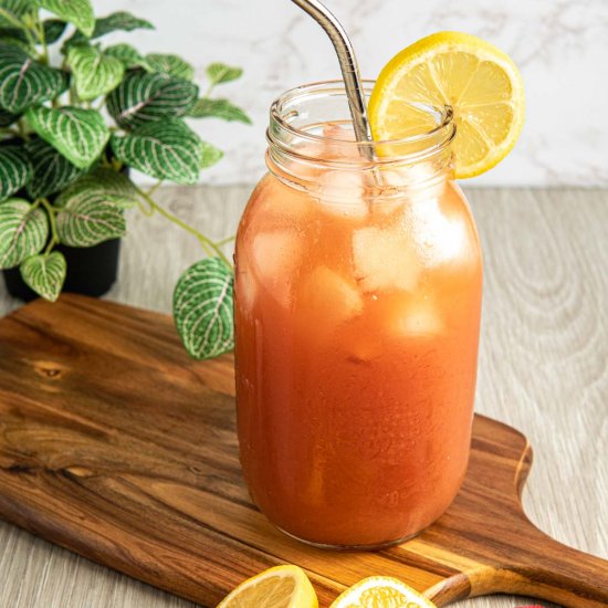 Iced Guava Black Tea Lemonade