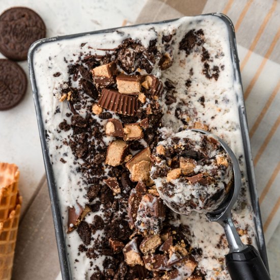 Homemade Oreo Ice Cream