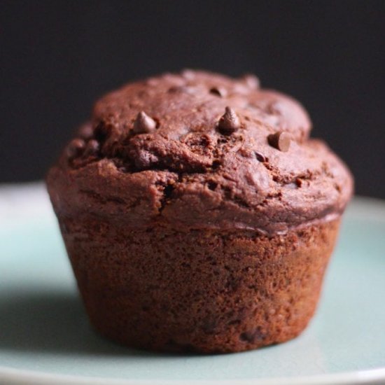 Double Chocolate Jumbo Muffins