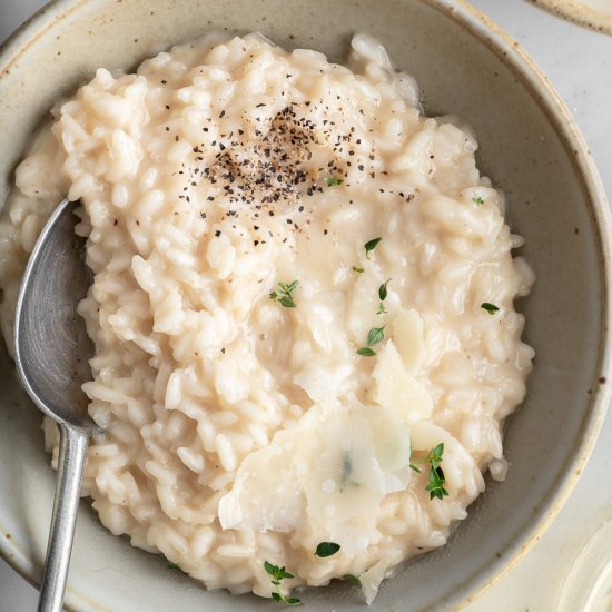 creamy parmesan risotto