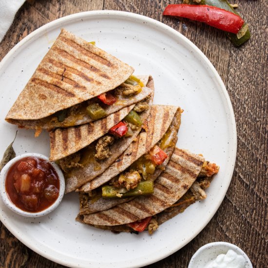 Healthy Chicken Quesadillas