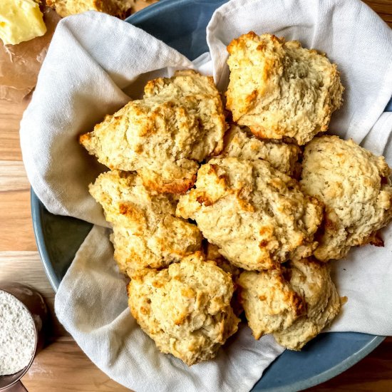 Drop Biscuits – Only 3 Ingredients!