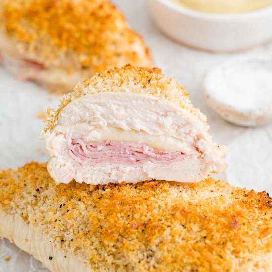 Baked Chicken Cordon Bleu