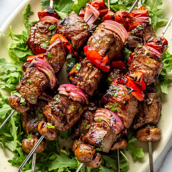 Marinated Steak Kabobs