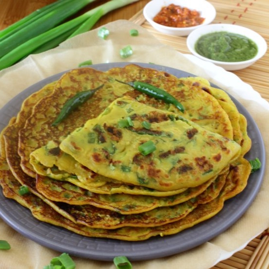 Spring Onion Pancake