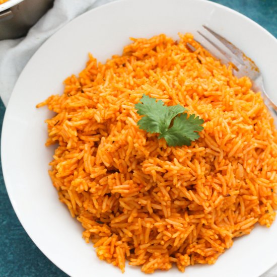 Coconut Jollof Rice