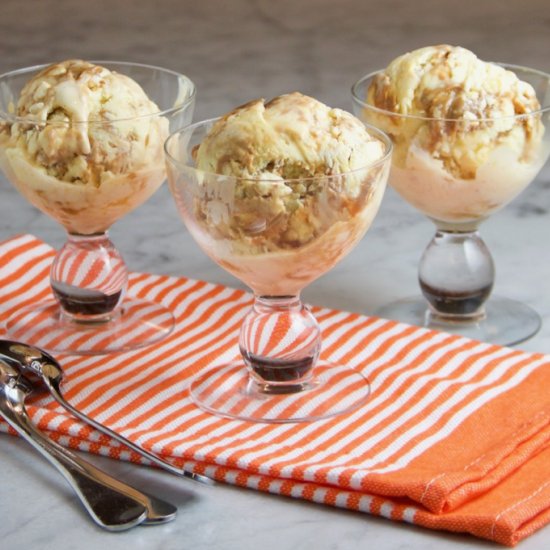 Dulce de Leche Swirl Ice Cream