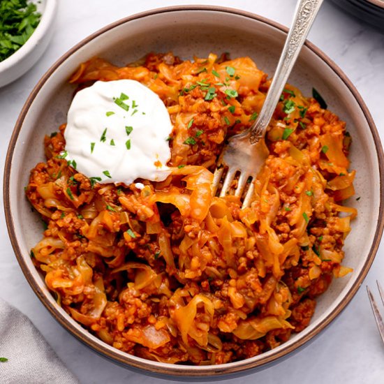 Unstuffed Cabbage Rolls