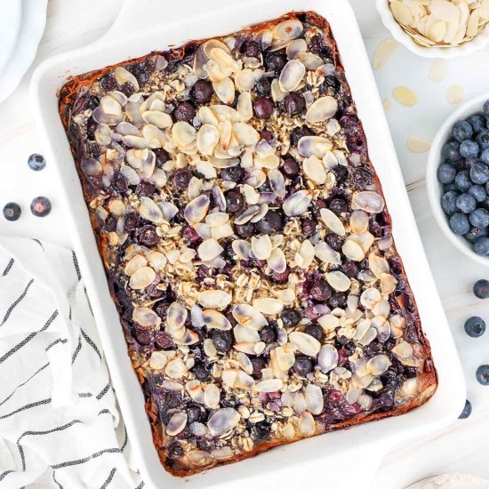 Baked Blueberry Oatmeal