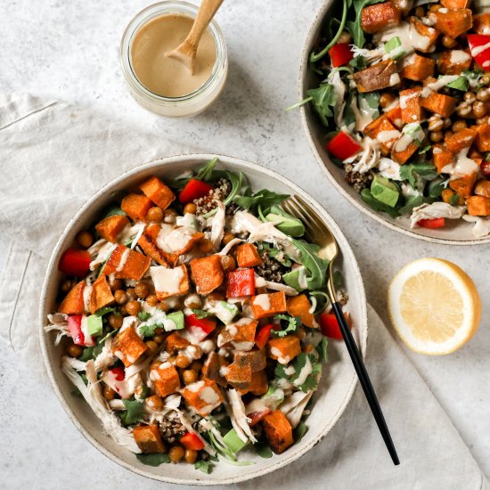 Chicken and Sweet Potato Bowls