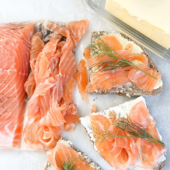 Cured Salmon Lox (Super Easy!)