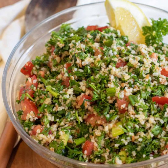 Easy Homemade Tabbouleh