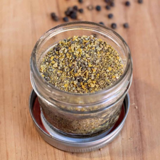 Homemade Lemon Pepper Seasoning